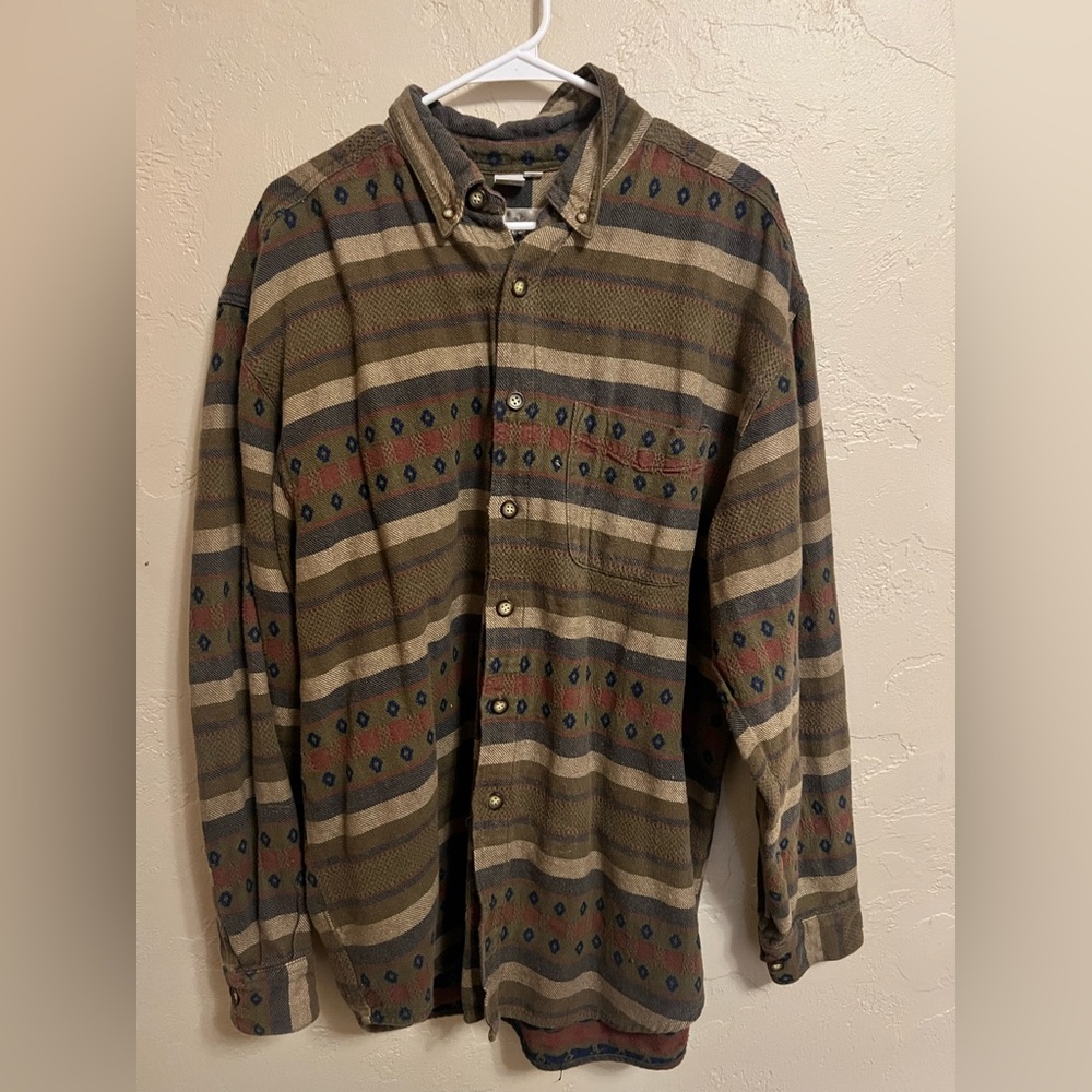 Territory Ahead Aztec Blanket Overshirt Size X Large